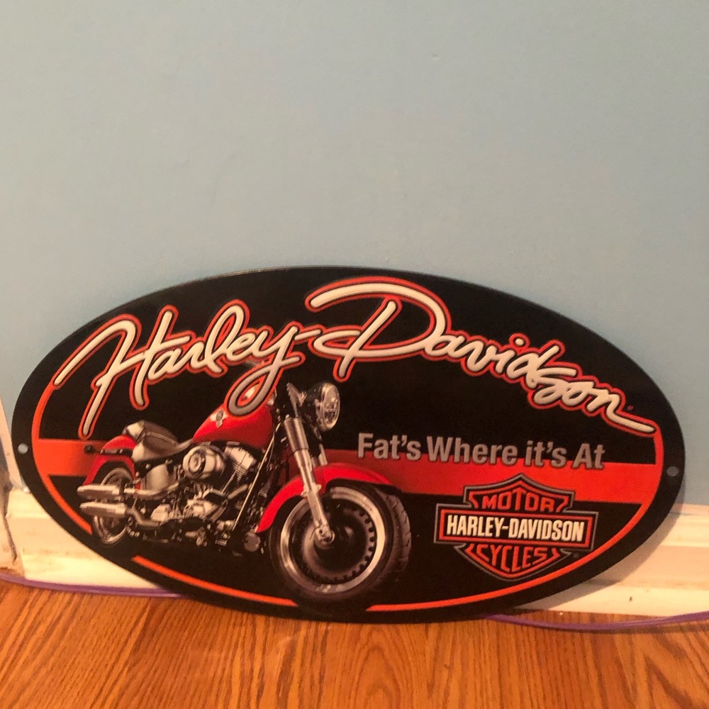 Have this perfect Harley sign